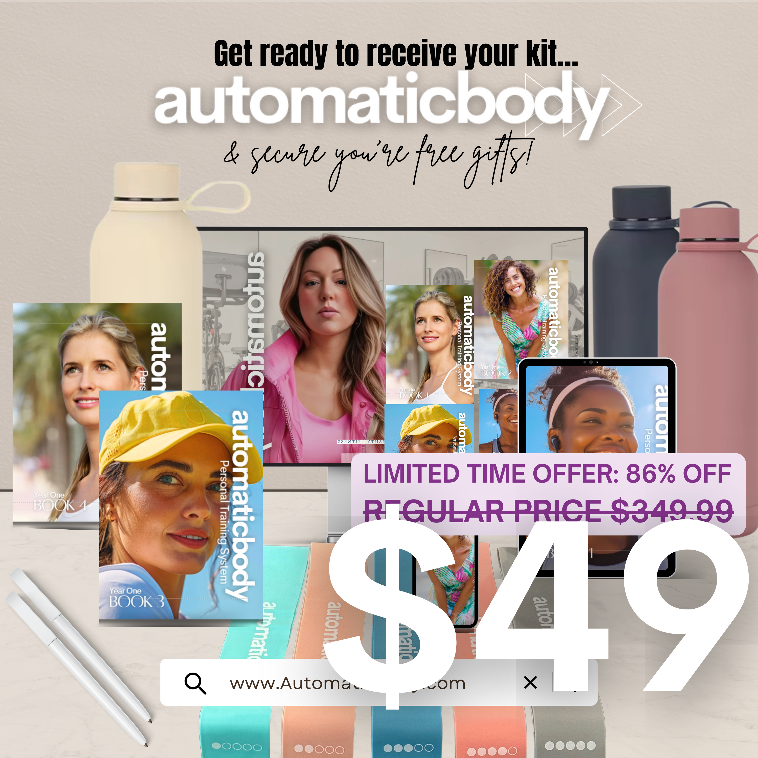 86% OFF LIMITED TIME ONLY - $49 - DISCOUNT APPLIED AUTOMATICALLY IN CART. Automatic Body Personal Training System: Your 12-Month Guided Transformation